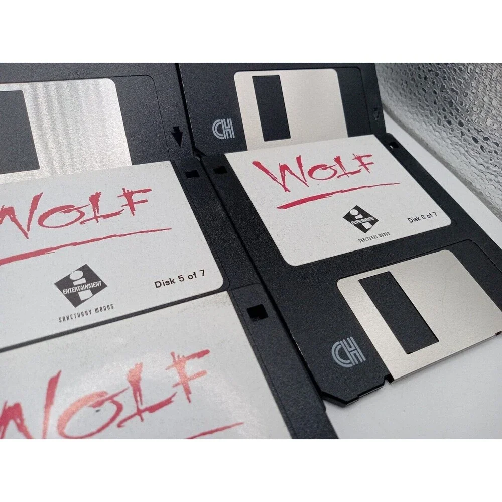 PC IBM WOLF BIG BOX MS-DOS 3.5